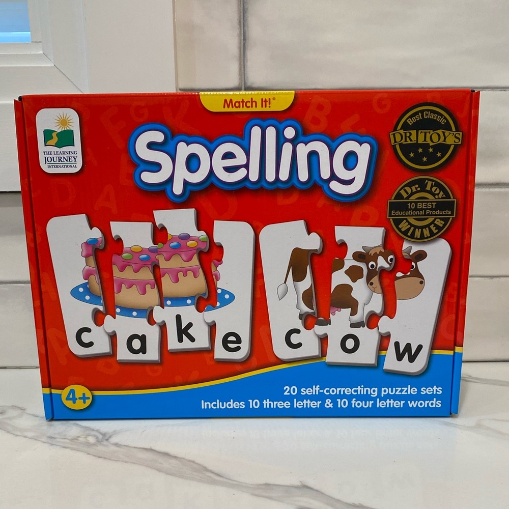 Spelling- Match It puzzle- 20 sets of words